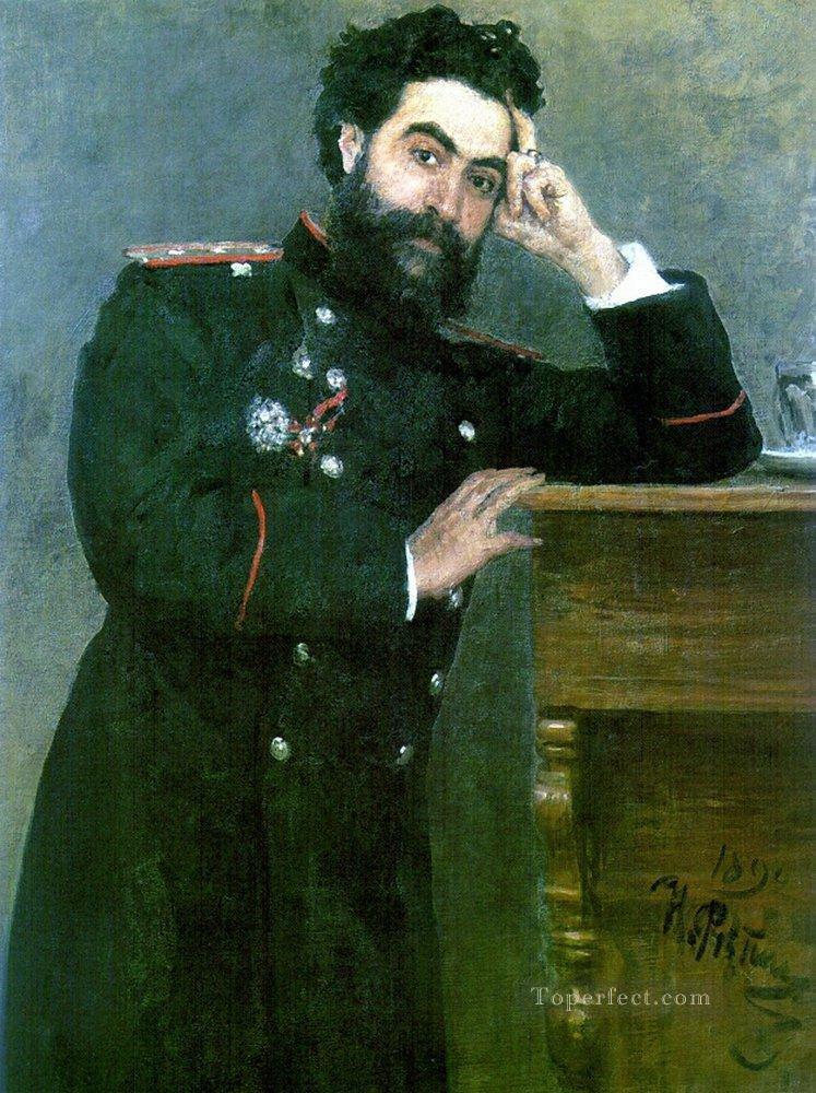 portrait of i r tarhanov 1892 Ilya Repin Oil Paintings